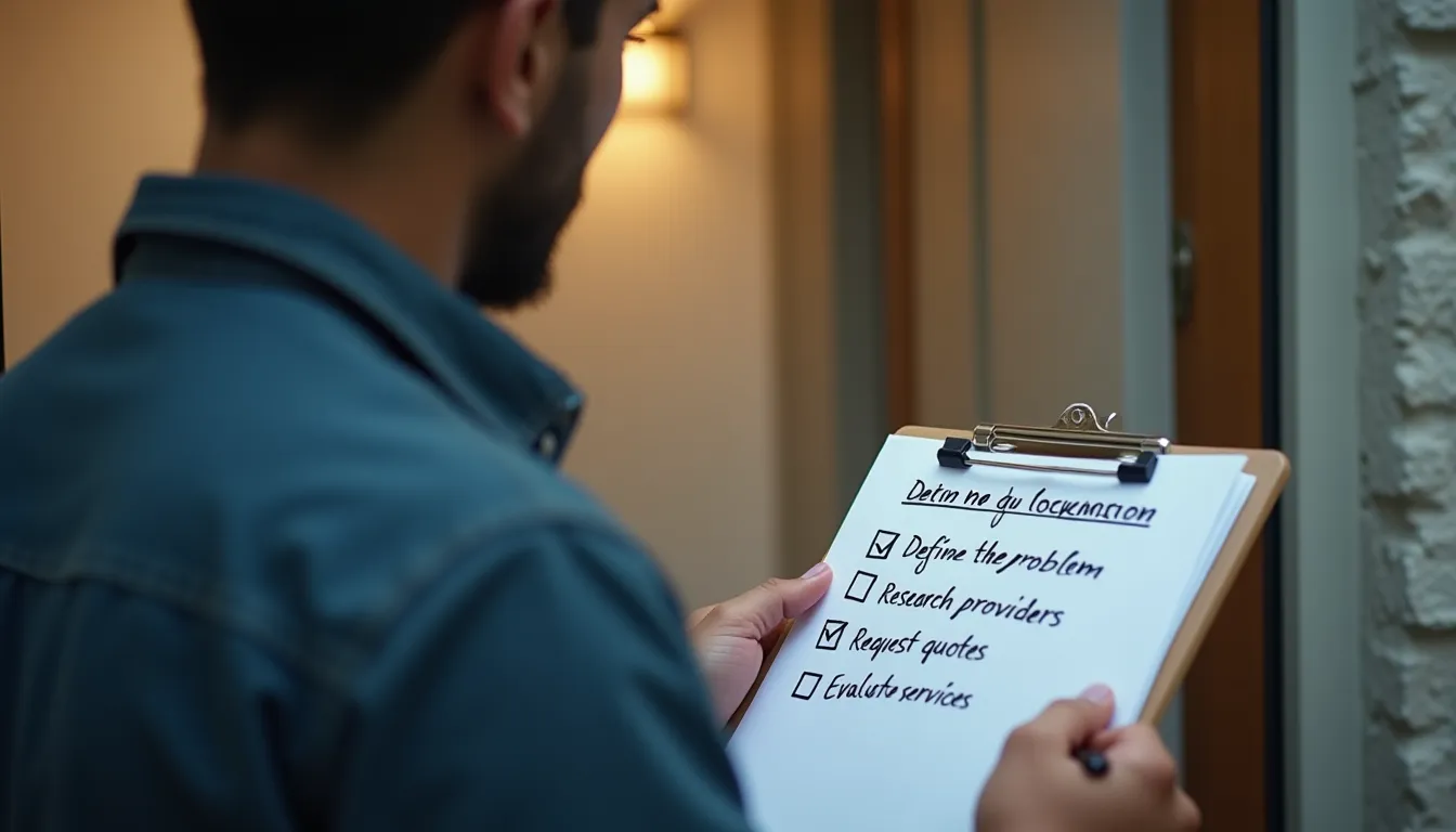 Checkliste Schlosser beauftragen