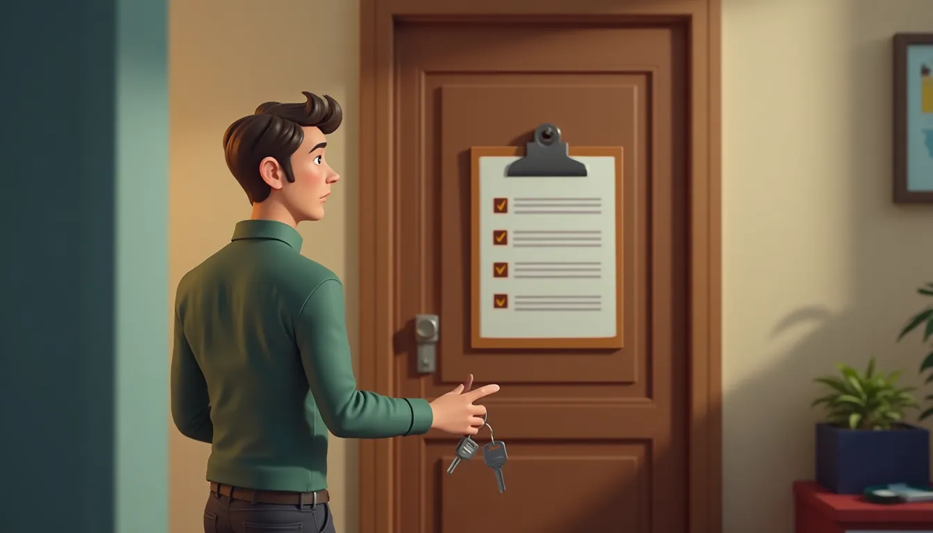 Notfall-Checkliste bei Schlüsselverlust/Türdefekt