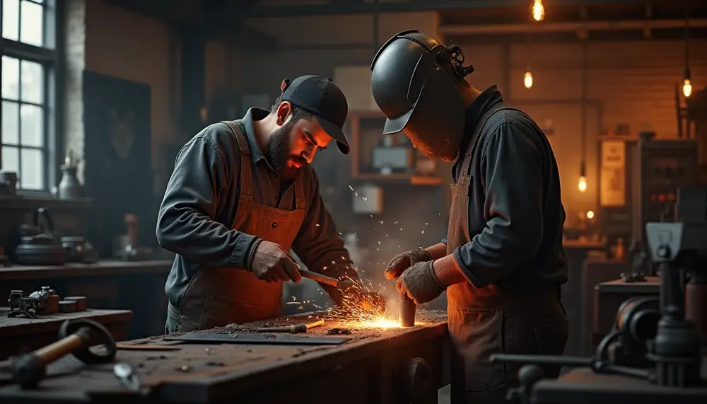 Schlosser und Schweißer: Gemeinsam für perfekte Metallarbeiten